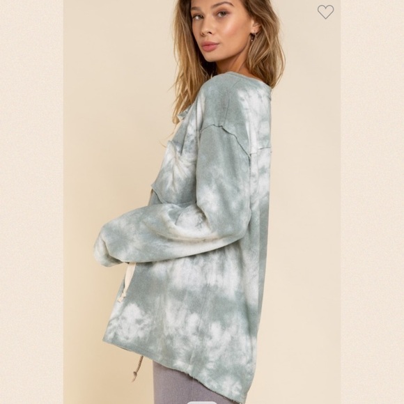 Galaxy Black Splash Tie Dye Cotton Lace Up - Picture 2 of 5